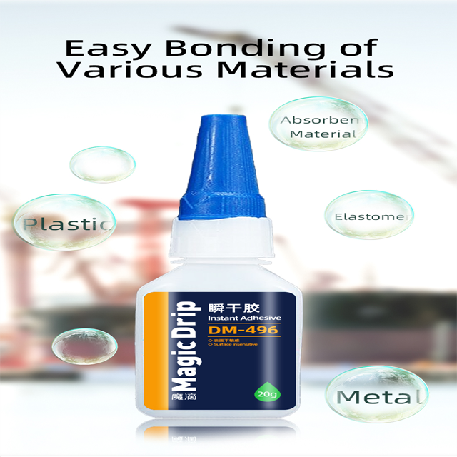 Transparent Liquid Fast Dry Adhesive Multi-purpose Industrial Glue 496 Super Glue Cyanoacrylate Adhesive