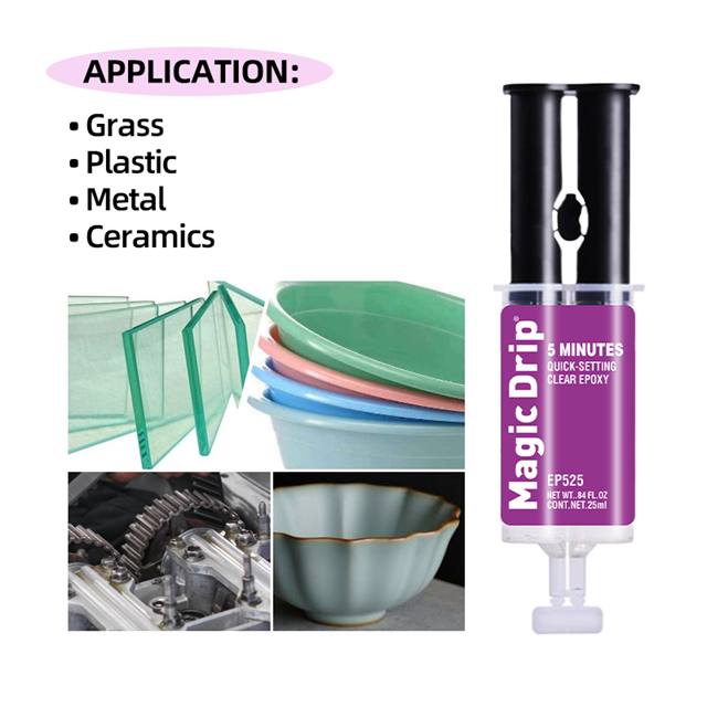 Factory Manufacture High Quality Epoxy Resin Glue Liquid Ceramic Repair AB Transparent Adhesives
